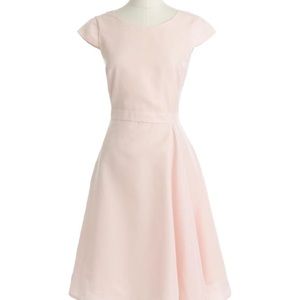 Blush cocktail dress